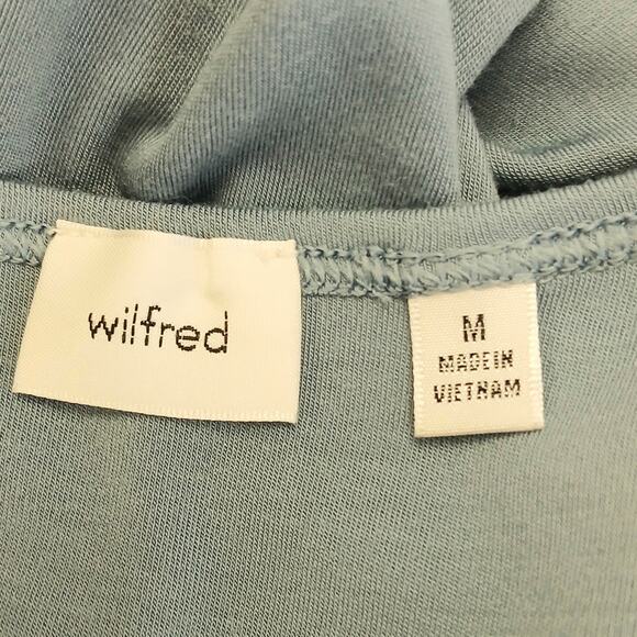 Aritzia Wilfred SZ M Fortune Jersey T-Shirt Resort Maxi Dress - Picture 4 of 7